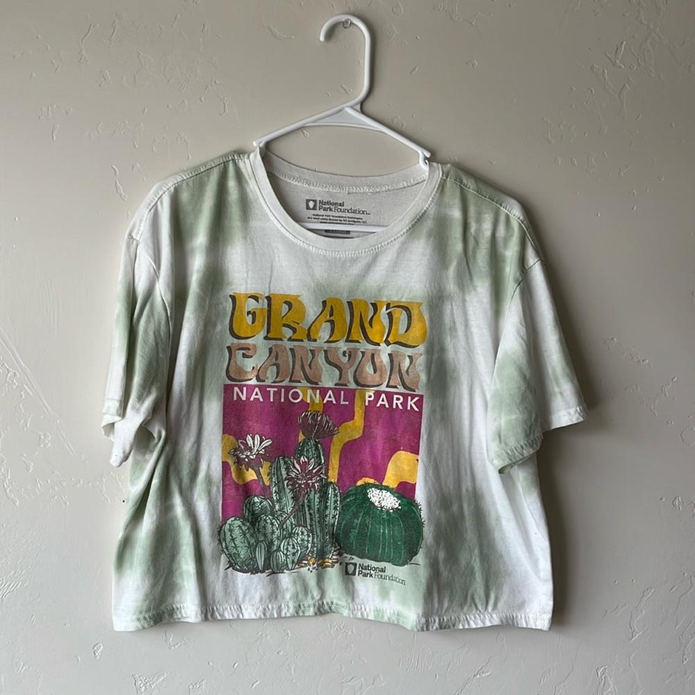 National Parks Tie Dye Crop Top